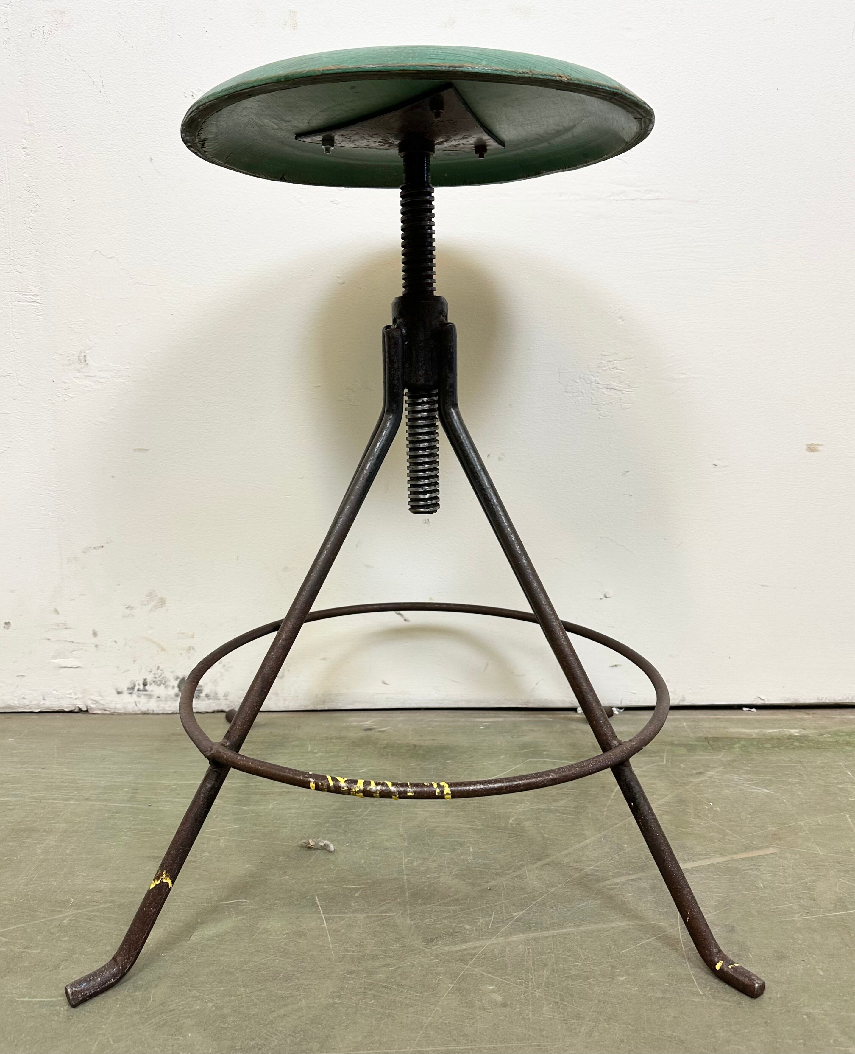 Industrial Workshop Swivel Stool, 1960s