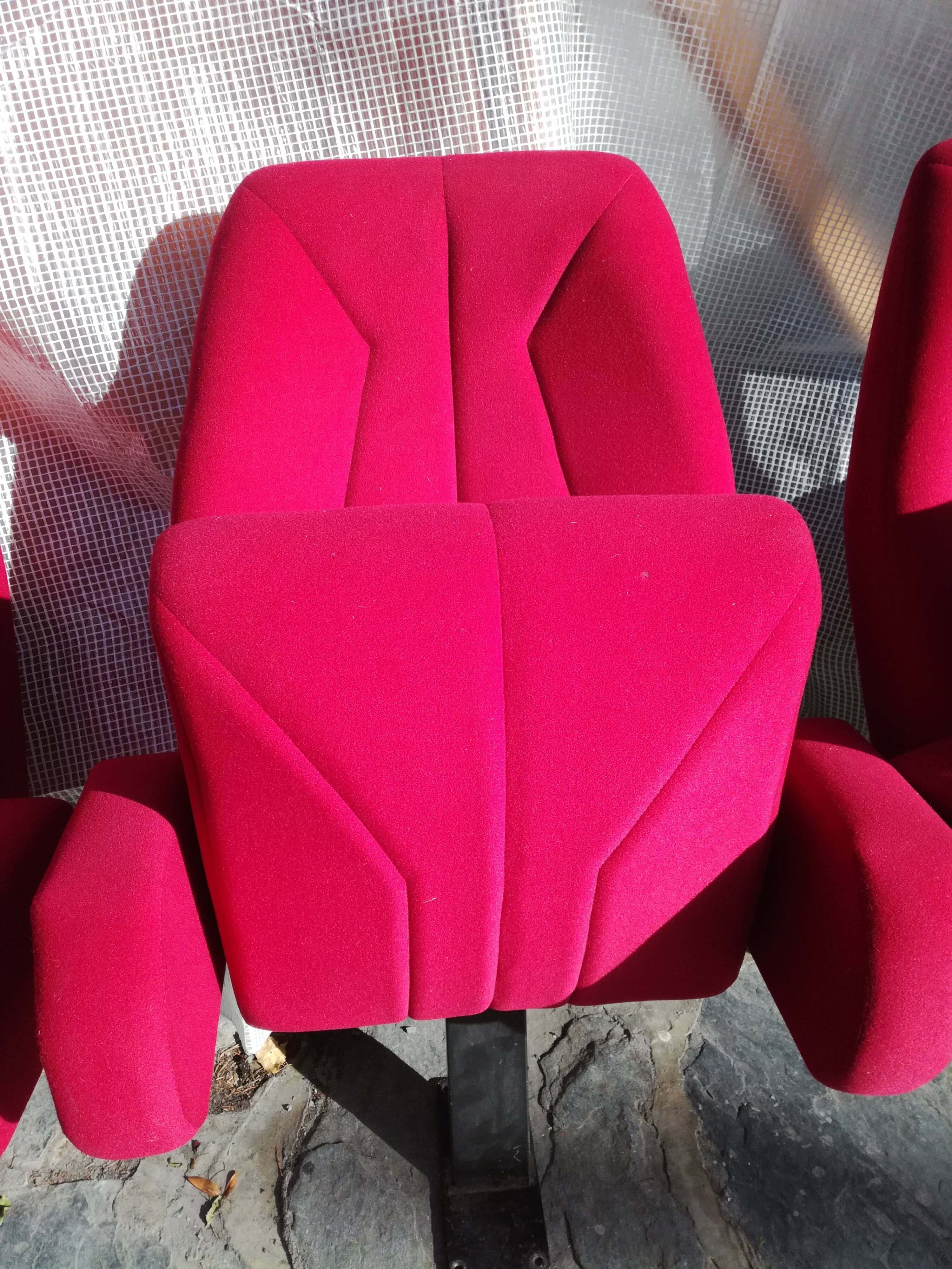 Set de 4 fauteuils de cinéma