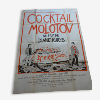 Affiche cinéma Cocktail Molotov