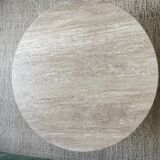 Travertine coffee table