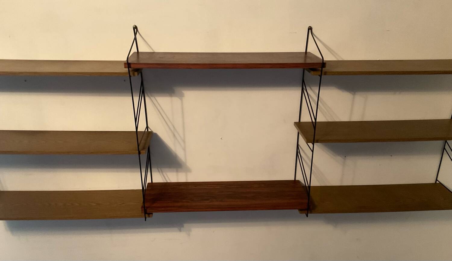 Vintage string shelf from the 60s-70s.