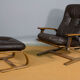 Relax armchair with footrest 1970