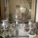 52cm silver-plated metal chandelier