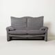 Vico Magistretti Maralunga 2-seater / loveseat for Cassina, Italy, 1980s, g