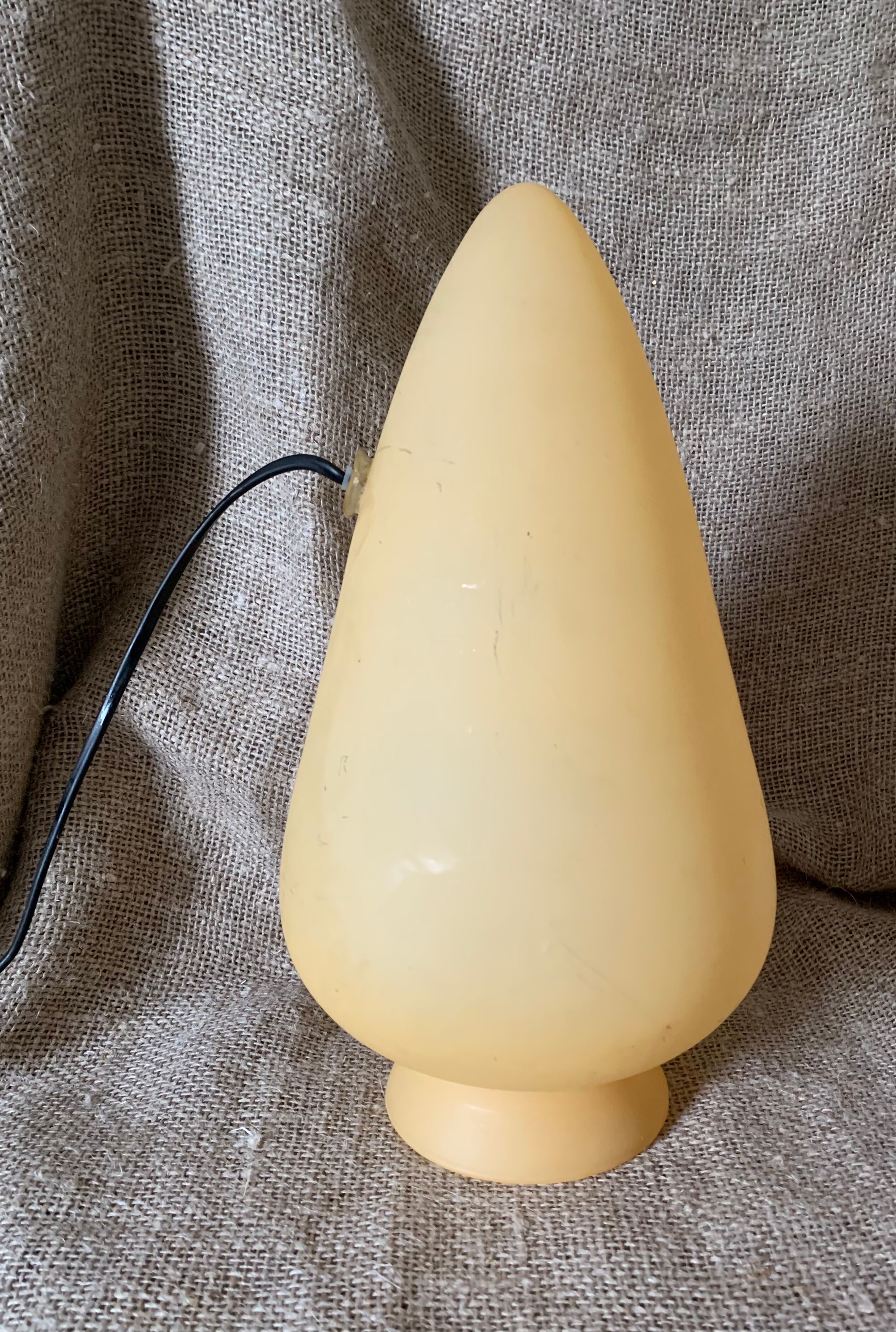 Vintage yellow lamp