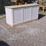 Grey painted fir counter