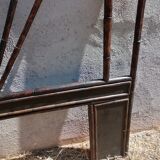 Vintage rattan headboard 2 seats 155 x 140 cm