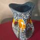 Ceramic vase 1960 In Ceramic Fat Lava Vallauris 25x15 very good condition
