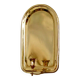 Single mid-century Swedish brass sconce