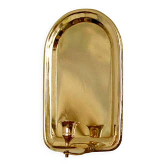 Applique en laiton suédois des années 50.