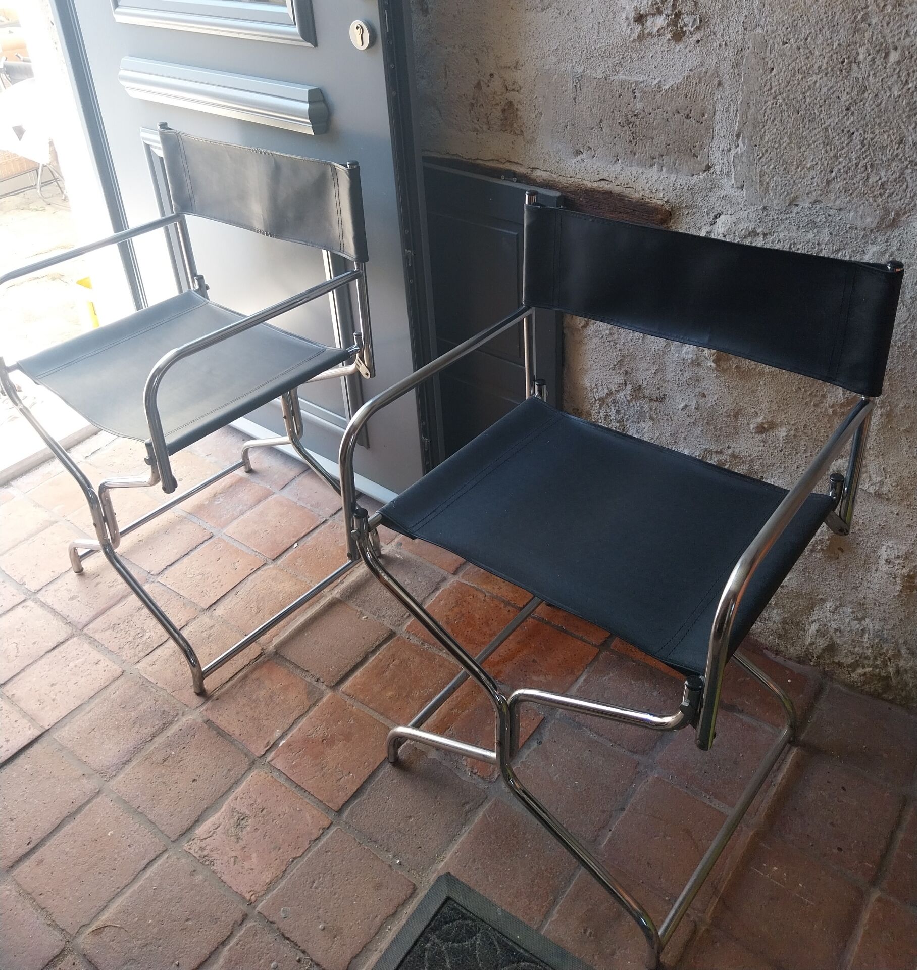 Chaise pliante tubulaire
