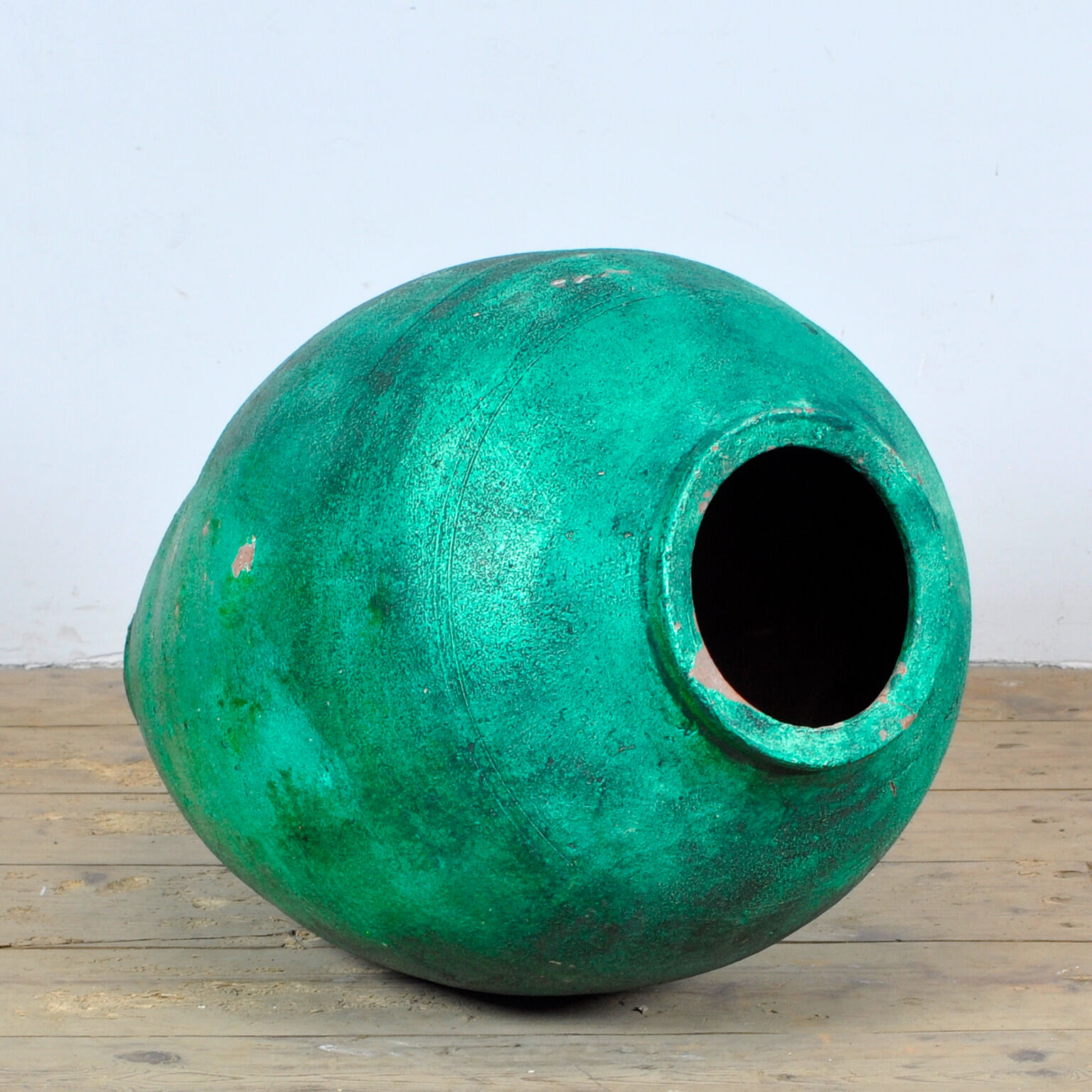 Turkish Terracotta Olive Jar Or Garden Urn