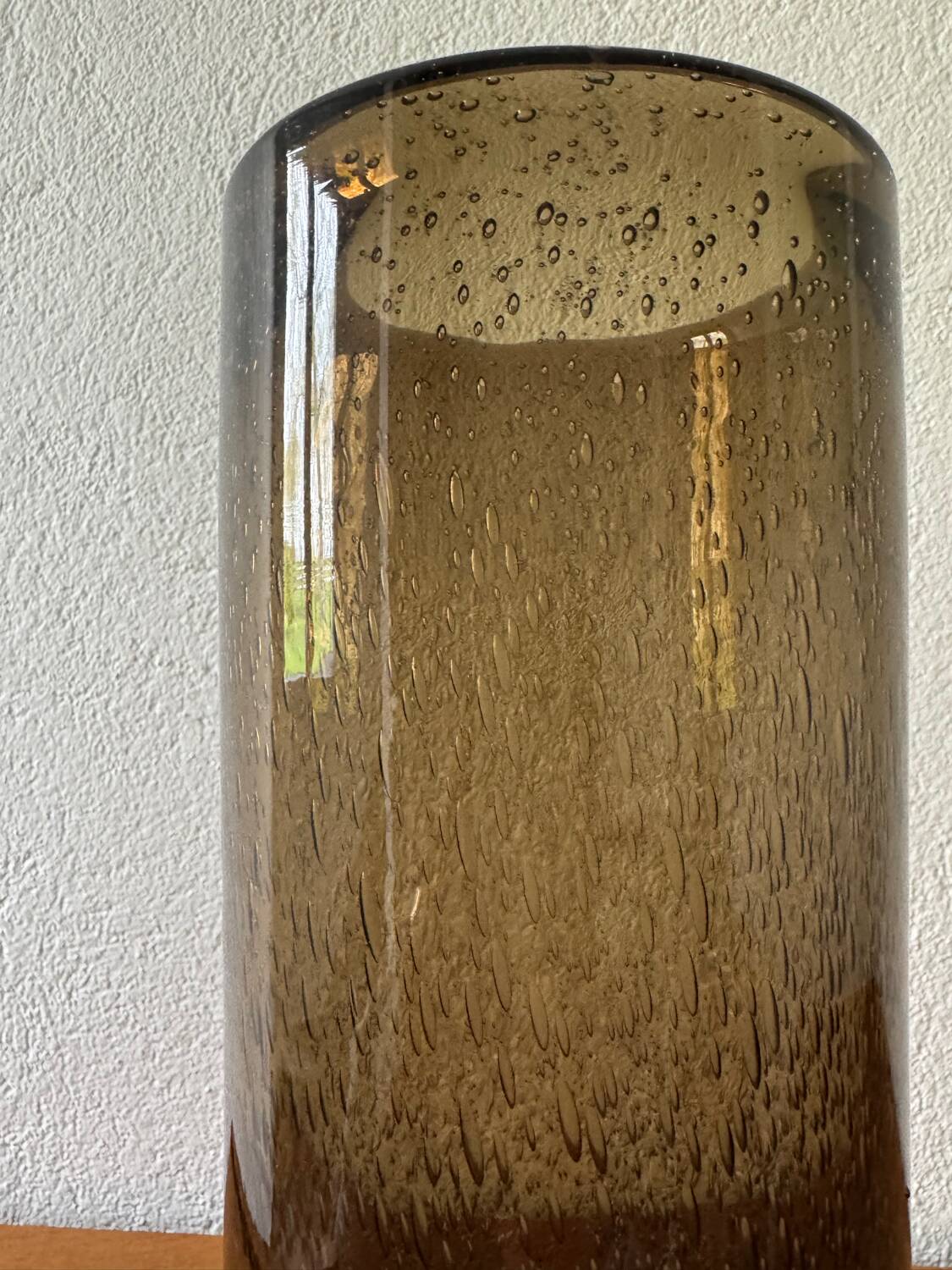 Bendor bubble glass roller vase from the 60s