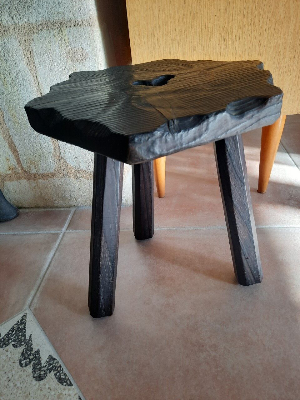 Brutalist stool