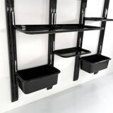 Speedy modular shelving unit by Alberto Rosselli for Saporiti, 1970