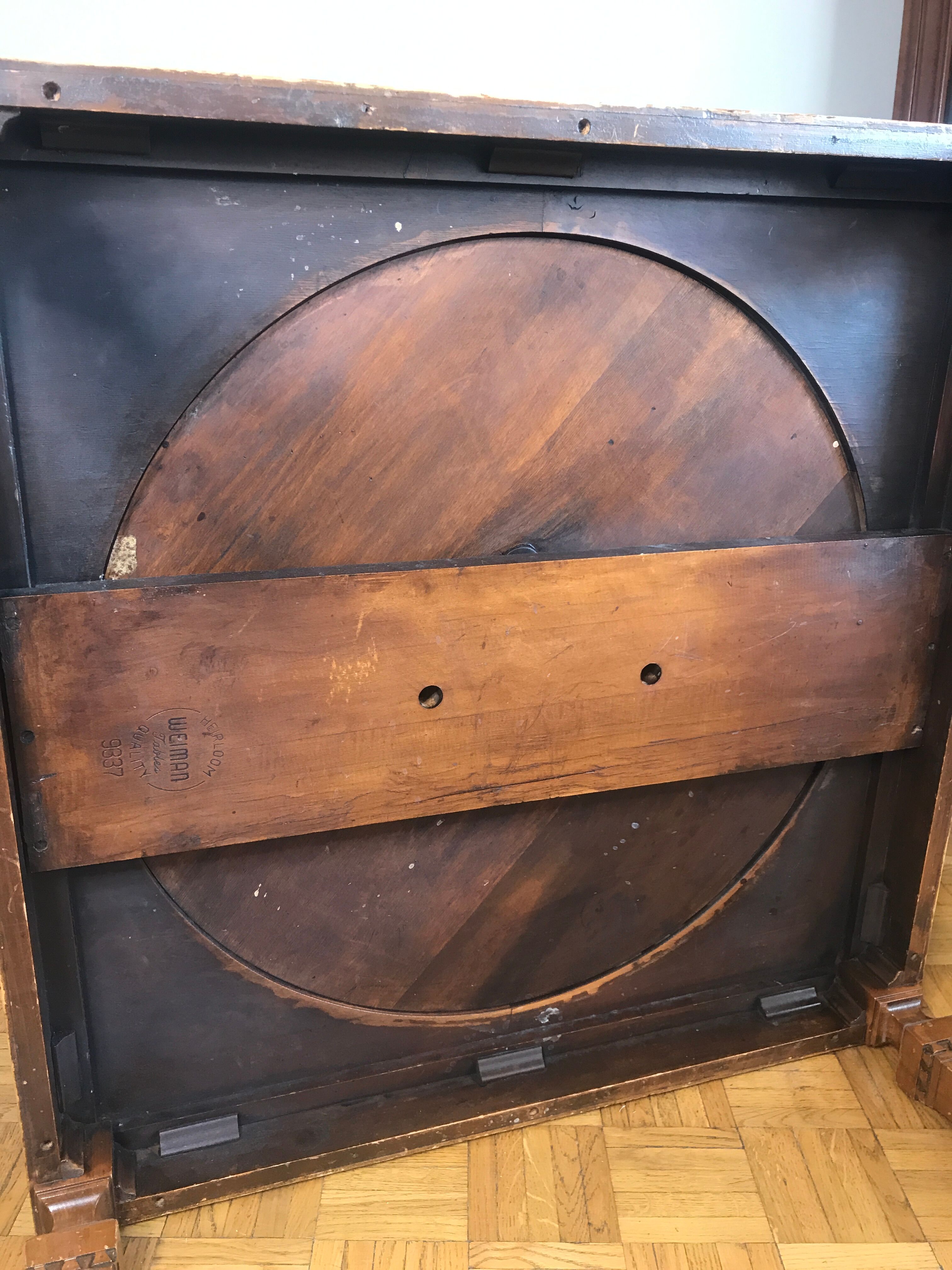 Table basse en bois d'époque Weiman