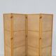 Vintage wicker claustra screen - 1950s