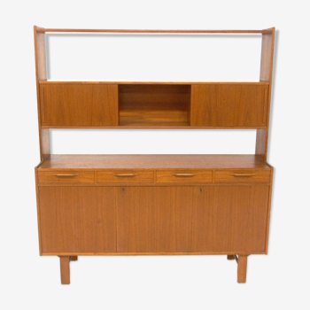 Buffet étagère scandinave en teck, Suède, 1960