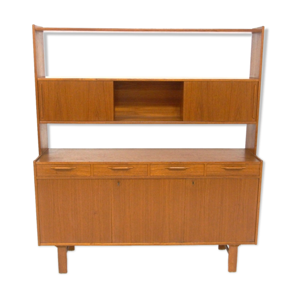 Buffet étagère scandinave en teck, Suède, 1960