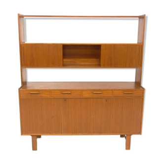 Buffet étagère scandinave en teck, Suède, 1960