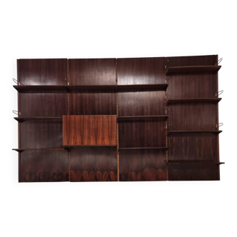 Wall unit by Finn Juhl for Bovirke, Denmark, 1960s.