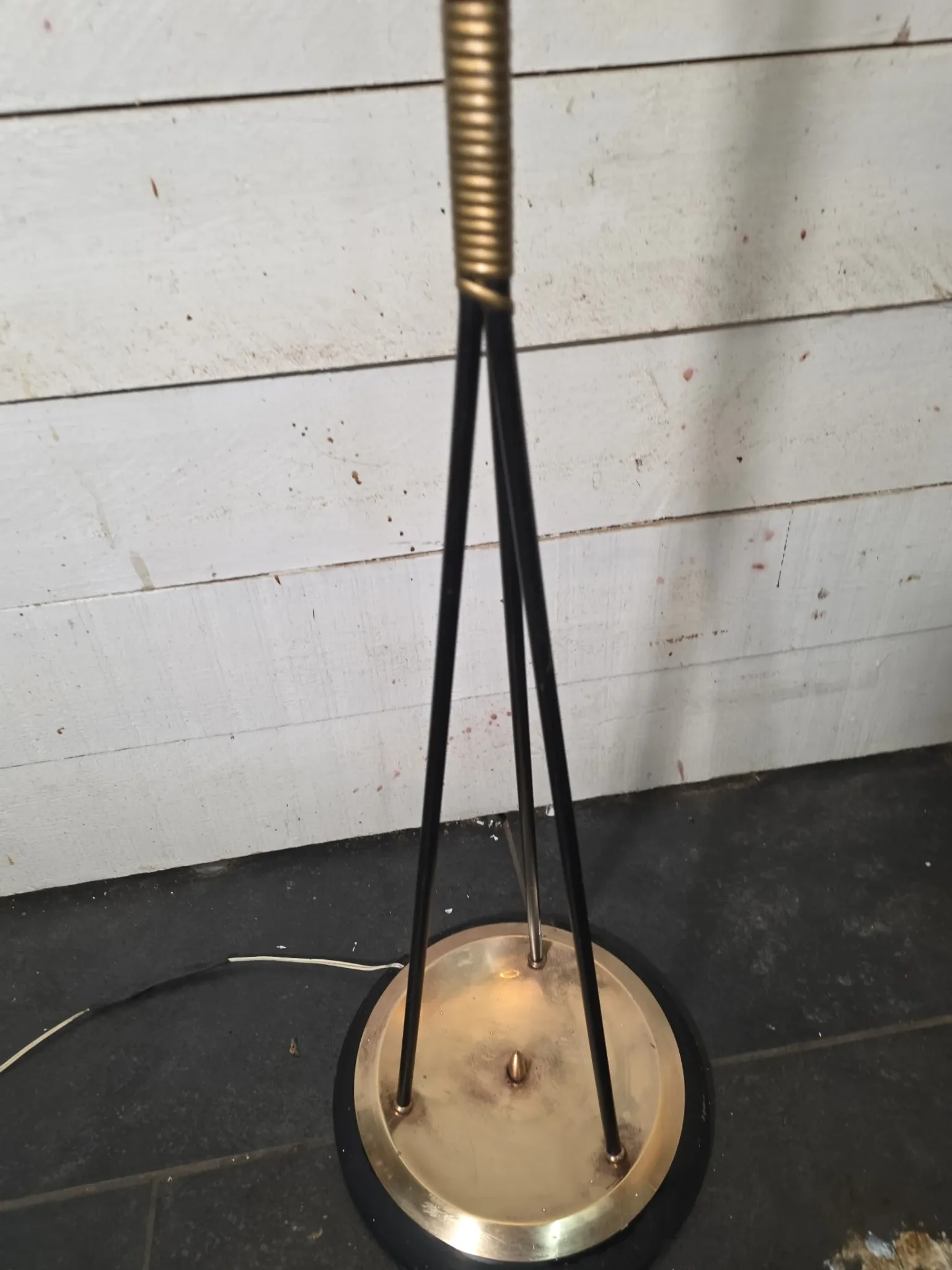 Lampadaire vintage 3 feux des années 60