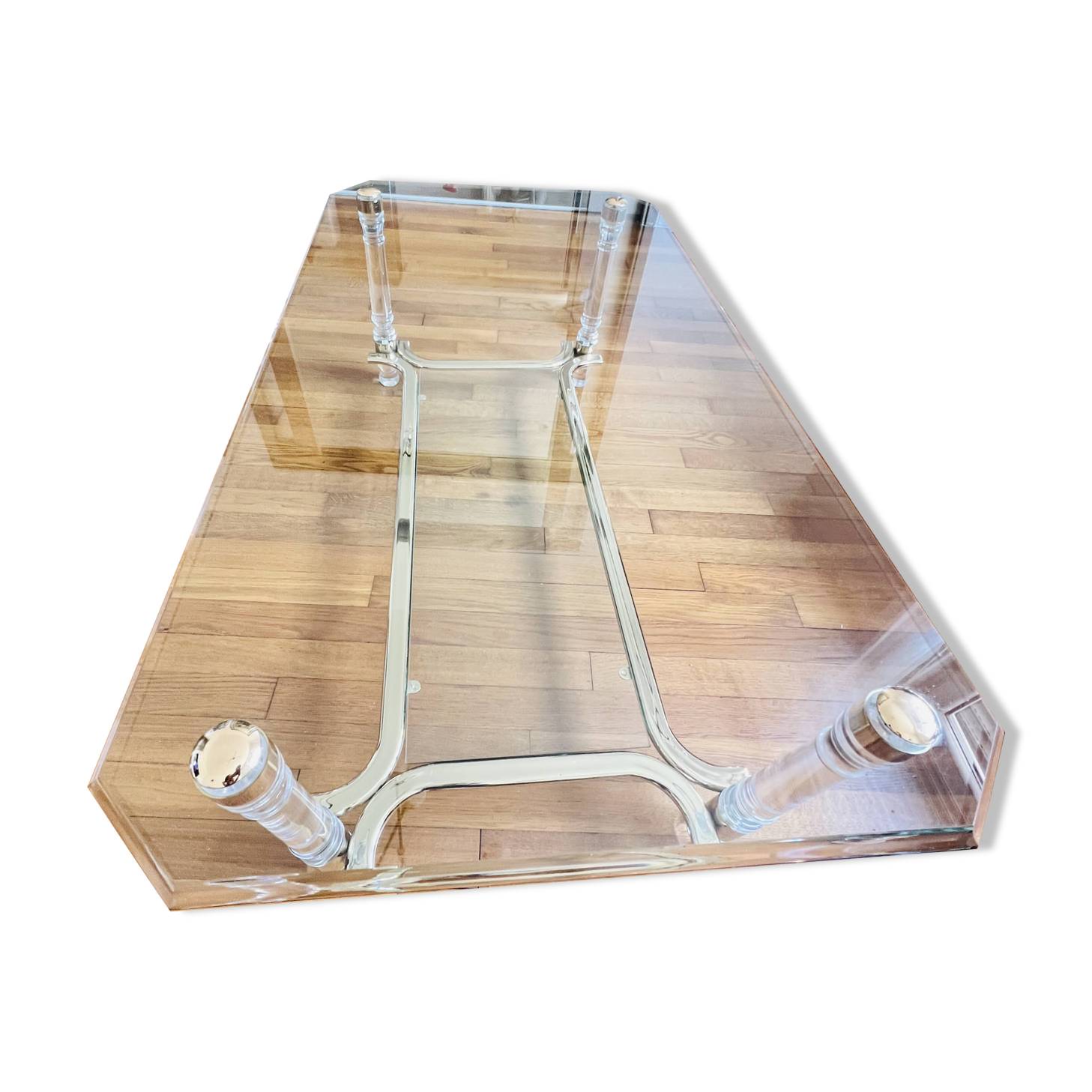 Table basse en verre