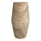 Light wooden vase
