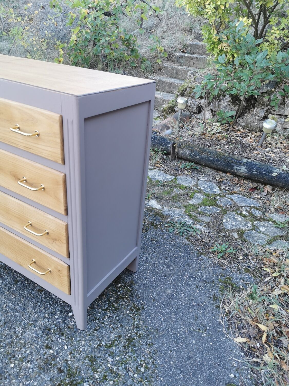 Commode vintage rénovée