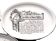 Oval white plate in Gien earthenware.