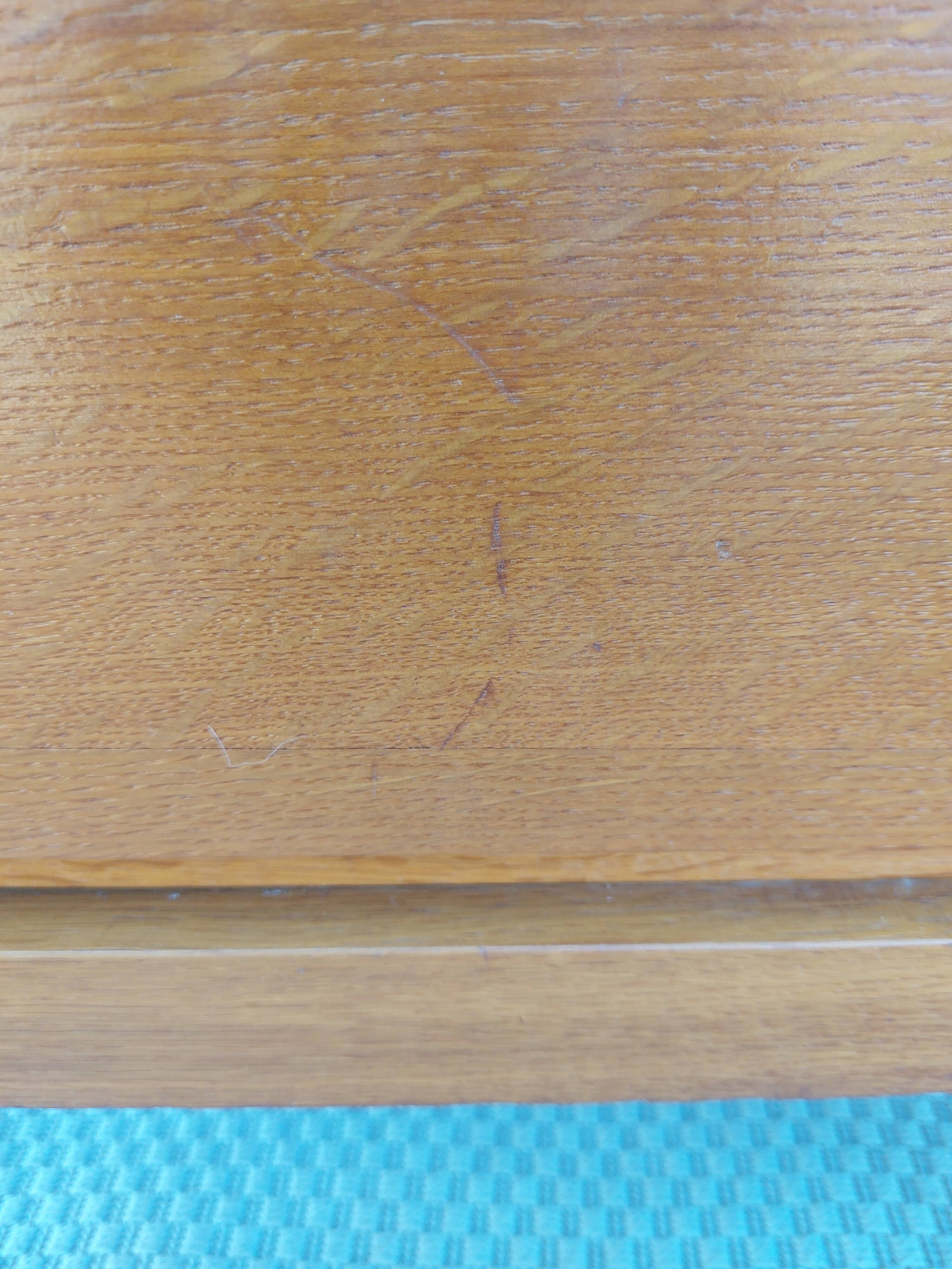 vintage chest of drawers, 60s-70s, "hidden" handles