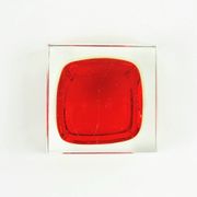 Monumental Murano Glass Catchall/Vide Poche by F.Poli for Seguso, 1970s