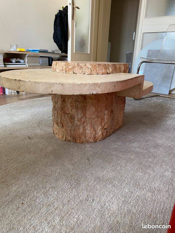 Mactan stone coffee table - Magnussen Ponte