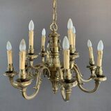 Lustre en bronze début du XXème siècle