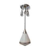 Peter Behrens German opaline two tone pendant light