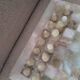 Chess set in onyx and marble