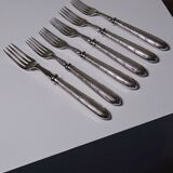 Antique Mappin & Webb silver plated dessert or dessert forks