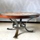 Table basse en céramique Vallauris vintage années 60