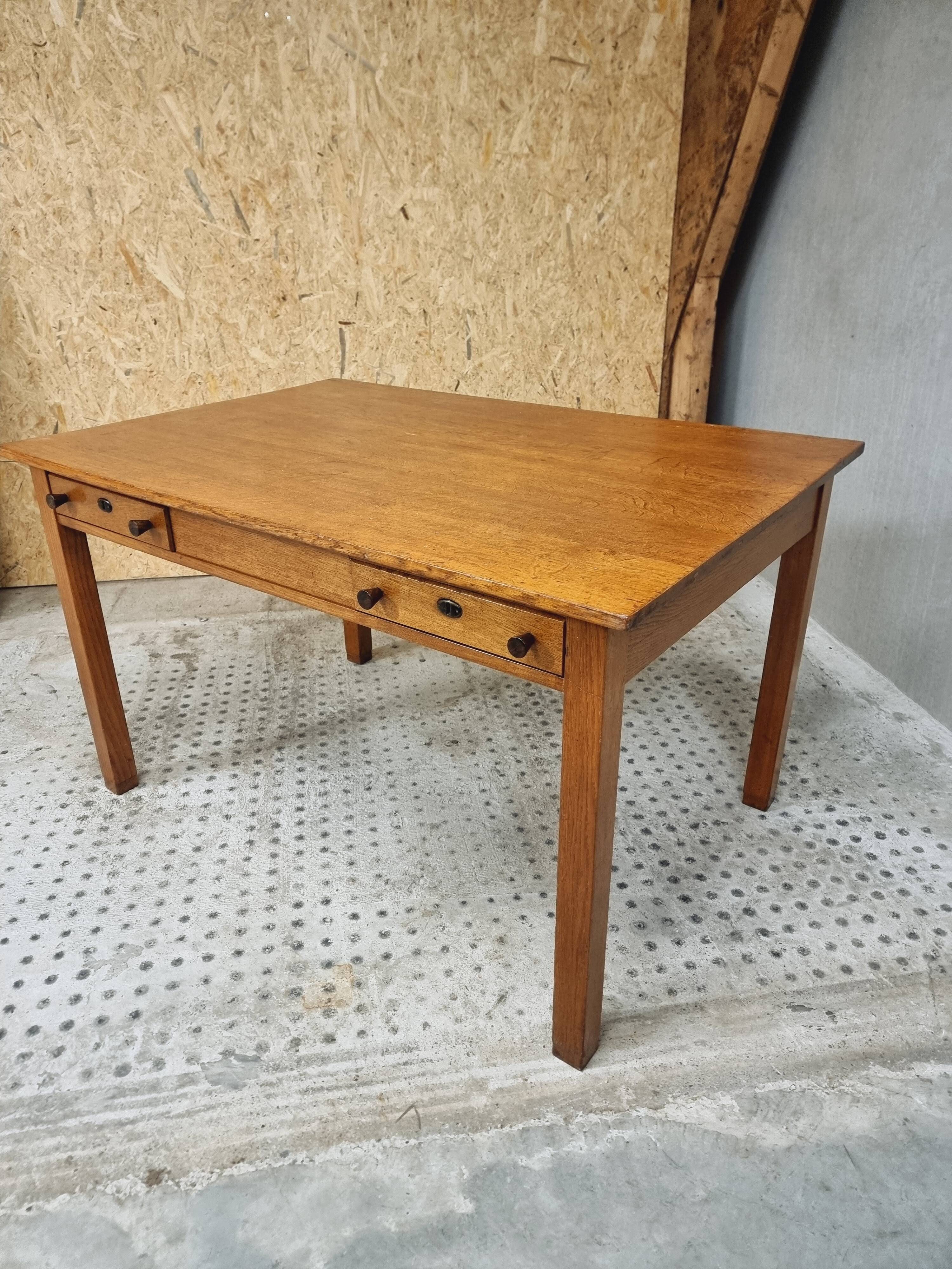 Antique table dining table Hague School oak