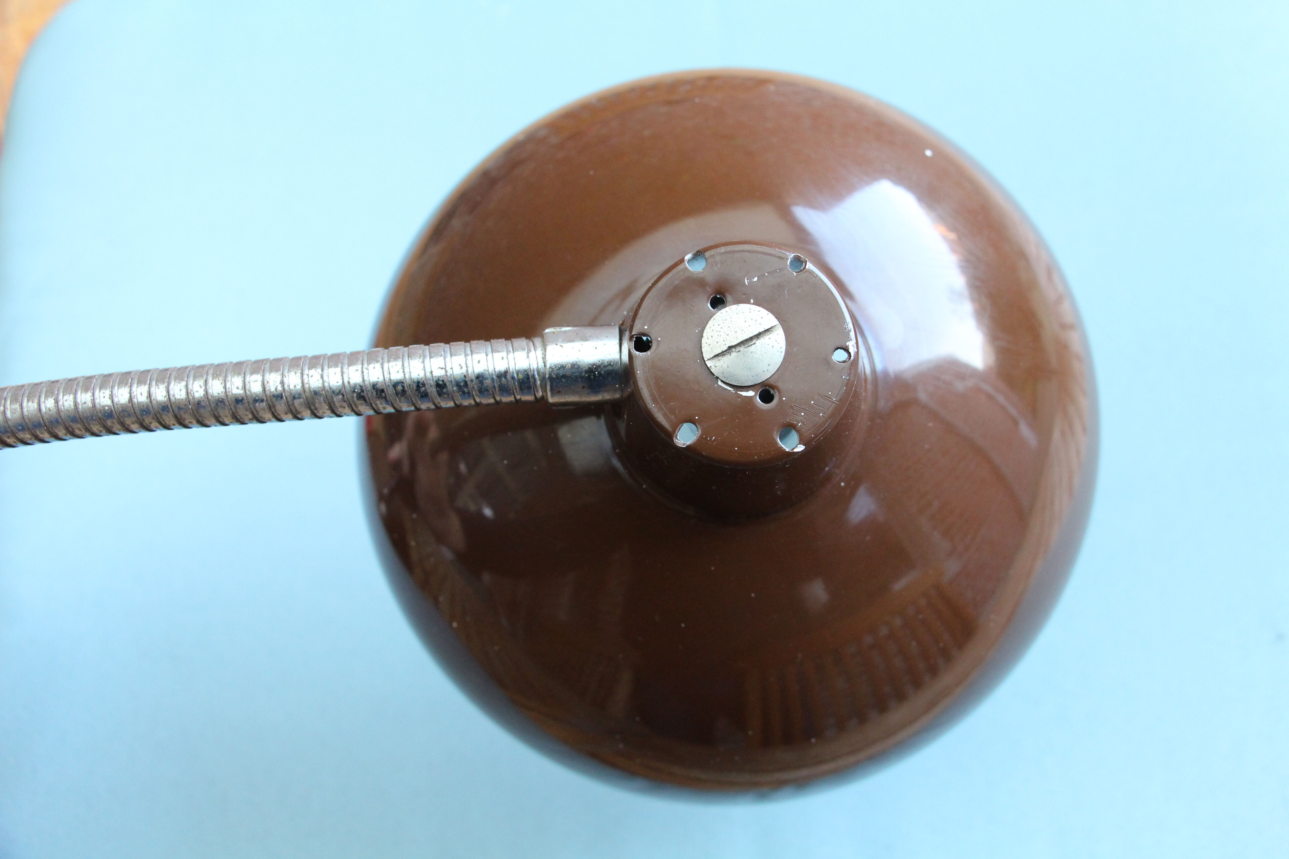 Brown desk lamp 70's