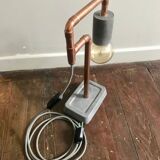 Concrete table lamp