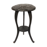 Liberty London 1905 Japanese hand carved floral side table or plant stand