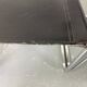 Paire de Fauteuils Design en simili cuir et Aluminium