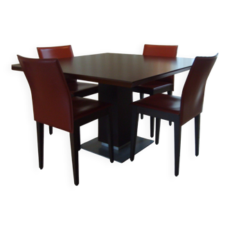Salle a manger Petite Venise, Griffon Paris- Table carrée et 4 chaises