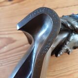 Bronze "Christ" by J.Clessinger Rome 1858 Barbedienne