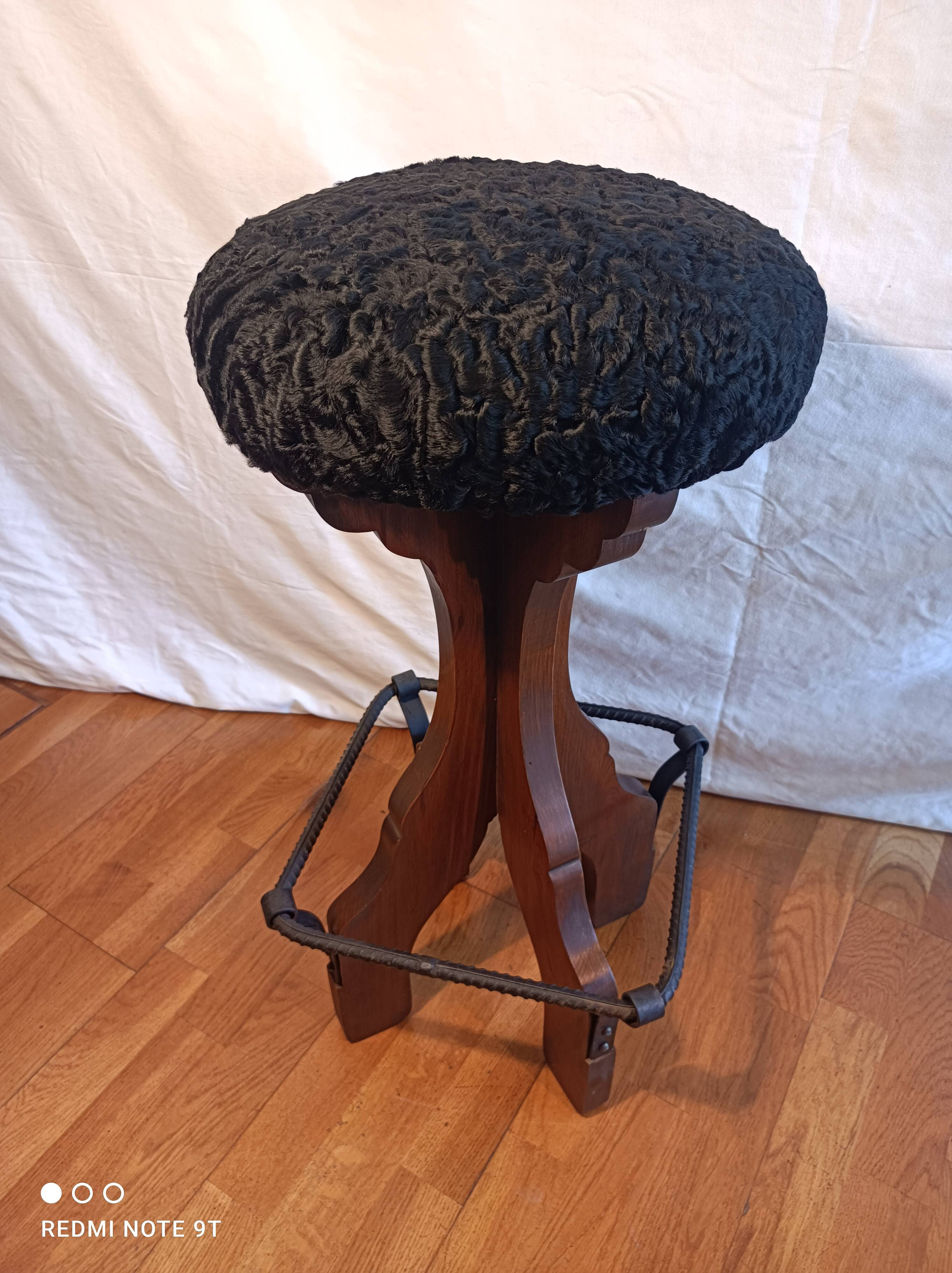 Brutalist bar stool