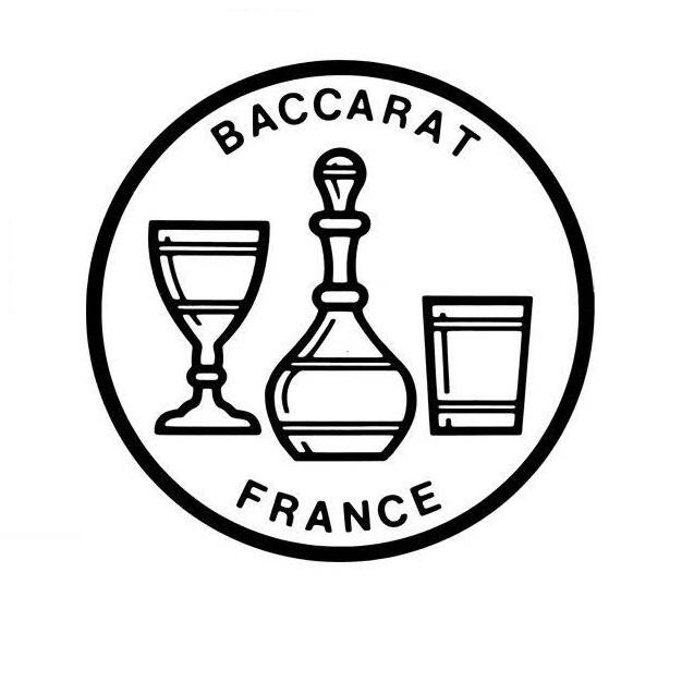 Vase "Cana" et boule "Sirius" en cristal de Baccarat