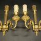 Pair of wall sconces in the style of Louis XVI - gilded bronze