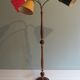 Lampadaire 1950 avec 3 abat-jours colorés