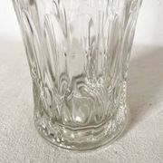 Vintage molded glass vase